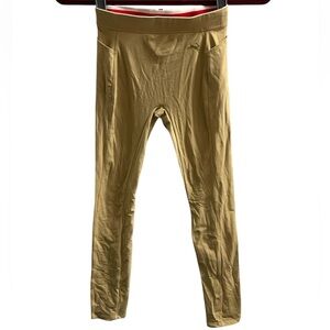 Tracksmith Women's Leggings in mustard yellow!
